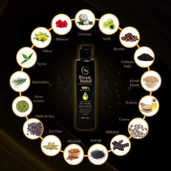 RIVAAJ MAHAL HAIR OIL