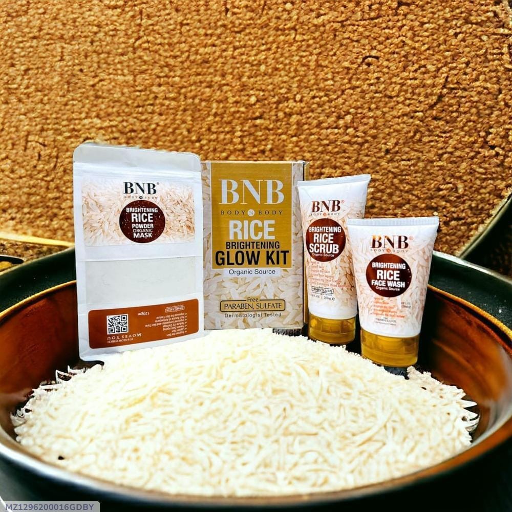 RICE BRIGHTENING GLOW FACIAL KIT FOR ALL SKIN TYPES