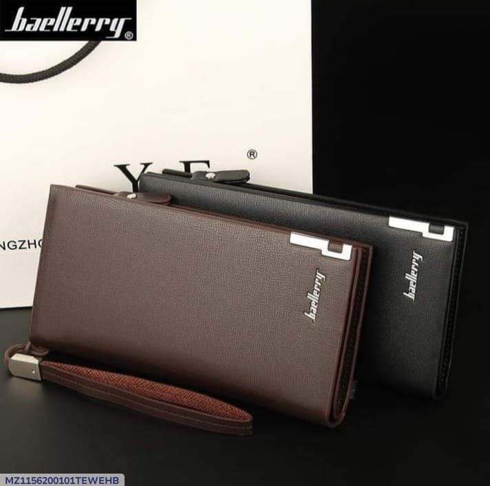 BACELLERY MENS LEATHER WALLET