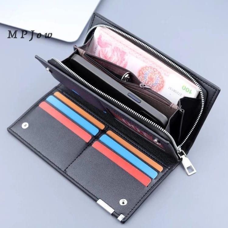 BACELLERY MENS LEATHER WALLET