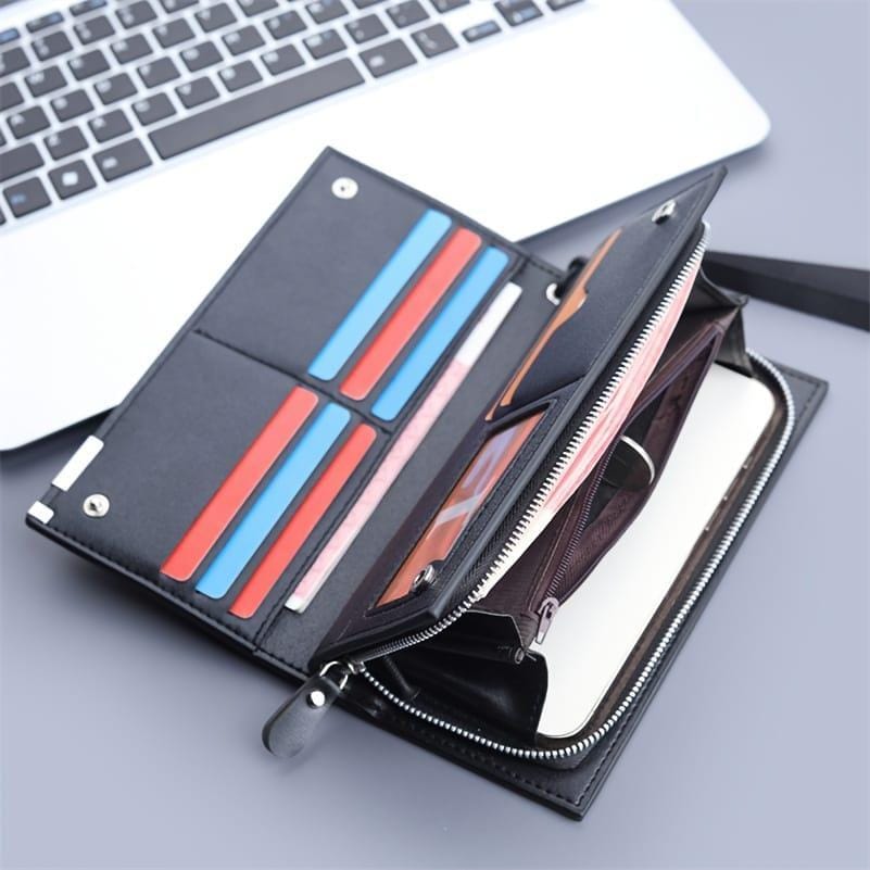 BACELLERY MENS LEATHER WALLET