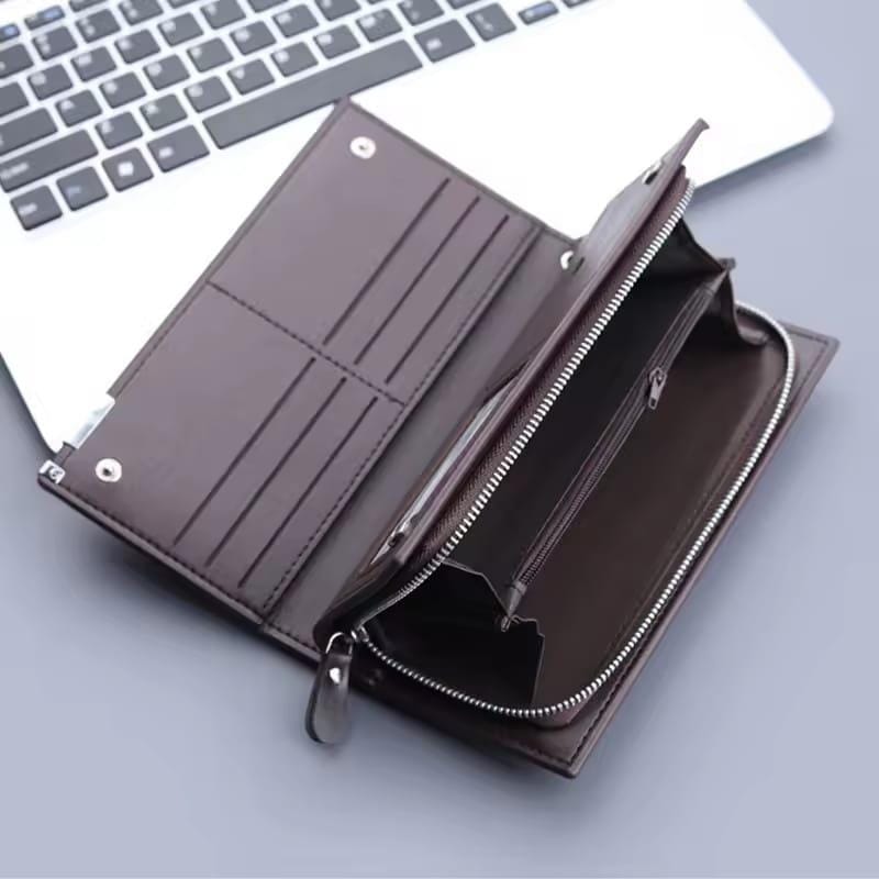 BACELLERY MENS LEATHER WALLET