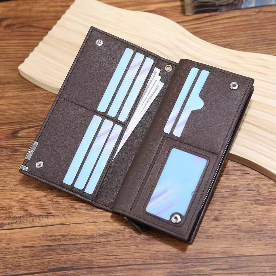 BACELLERY MENS LEATHER WALLET